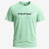 Light green t-shirt with 'PEPINI' logo on a white background